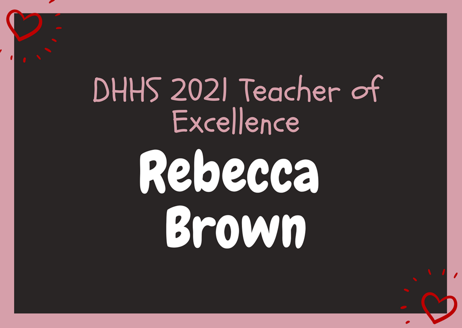 Teacher of the Year Rebecca Brown